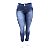 Calça Jeans Feminina Plus Size Rasgadinha Deerf - Imagem 1