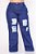 Calça Jeans Ane Plus Size Wide Leg Premium Dyanis Azul - Imagem 3