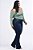 Calça Jeans Helix Plus Size Flare Francimacia Azul - Imagem 3