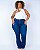 Calça Jeans Plus Size Flare Milzem - Imagem 1