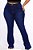 Calça Jeans Ane Plus Size Flare Milzem Azul - Imagem 3