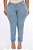 Calça Jeans Ane Plus Size Skinny Neilmer Azul - Imagem 3