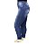 Calça Plus Size Jeans Feminina Escura Credencial Cintura Alta - Imagem 2