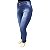 Calça Plus Size Jeans Feminina Escura Credencial Cintura Alta - Imagem 1