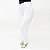 Calça Plus Size Jeans Feminina Branca Cintura Alta Cheris - Imagem 1