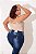 Calça Plus Size Jeans Feminina Escura Cheris - Imagem 2