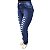 Calça Plus Size Jeans Feminina Rasgadinha Cintura Alta Cheris - Imagem 2