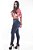 Calça Plus Size Jeans Feminina Rasgadinha com Elástico Thomix - Imagem 4