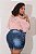 Shorts Jeans Plus Size Manchado Cheris - Imagem 2