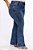 Calça Jeans Ane Plus Size Flare Daruna Azul - Imagem 3