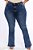 Calça Jeans Ane Plus Size Flare Daruna Azul - Imagem 4