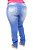 Calça Jeans Bokker Plus Size Reta Rasgada Jaquelin Azul - Imagem 3