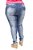 Calça Jeans Bokker Plus Size Reta Chayane Azul - Imagem 3