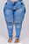 Calça Jeans Ane Plus Size Skinny Jhiorany Azul - Imagem 3