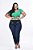 Calça Jeans Latitude Plus Size Skinny Tayellen Azul - Imagem 4