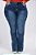 Calça Jeans Helix Plus Size Flare Assuncao Azul - Imagem 4