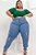 Calça Jeans Ane Plus Size Skinny Jordalia Azul - Imagem 6