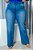 Calça Jeans Copen Plus Size Wide Leg Nayza Azul - Imagem 3