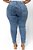 Calça Jeans Ane Plus Size Skinny Ercy Azul - Imagem 2