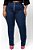 Calça Jeans Ane Plus Size Reta Khenica Azul - Imagem 3