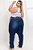 Calça Jeans Ane Plus Size Skinny Kissia Azul - Imagem 4
