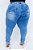 Calça Jeans Ane Plus Size Cigarrete Evellym Azul - Imagem 2
