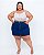 Shorts Saia Jeans Plus Size Amandia - Imagem 1