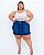 Shorts Saia Jeans Plus Size Nadjamara - Imagem 1