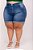 Shorts Meia Coxa Jeans Ane Plus Size Verangela Azul - Imagem 3