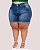 Shorts Meia Coxa Jeans Plus Size Verangela - Imagem 4