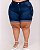 Shorts Meia Coxa Jeans Plus Size Kethelly - Imagem 4