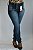 Calça Jeans Azul Feminina Modelo Legging Credencial - Imagem 3