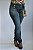 Calça Jeans Escura Feminina Darlook Levanta Bumbum - Imagem 1