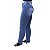 Calça Jeans Plus Size Feminina Credencial Azul Cintura Alta - Imagem 3