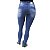 Calça Jeans Plus Size Feminina Credencial Azul Cintura Alta - Imagem 1