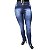 Calça Jeans Plus Size Feminina Escura Credencial Cintura Alta - Imagem 2