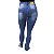 Calça Jeans Plus Size Feminina Escura Credencial Cintura Alta - Imagem 1