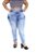 Calça Jeans Cheris Plus Size Skinny Rafaely Azul - Imagem 3