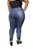 Calça Jeans Darlook Plus Size Skinny Rasgada Creusa Azul - Imagem 3