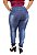 Calça Jeans Darlook Plus Size Skinny Rasgada Susani Azul - Imagem 2