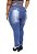 Calça Jeans Xtra Charmy Plus Size Skinny Rousemeire Azul - Imagem 3