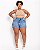 Shorts Jeans Curto Plus Size Damasia - Imagem 1