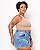Shorts Jeans Curto Plus Size Damasia - Imagem 3