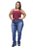 Calça Jeans Credencial Plus Size Flare Giovana Azul - Imagem 2