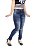 Calça Jeans Deerf Skinny Rasgada Cleonice Azul - Imagem 1