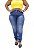 Calça Jeans Plus Size Feminina Azul Wesen Daiana - Imagem 3