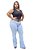 Calça Jeans Cambos Plus Size Flare Cibelly Azul - Imagem 2