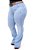 Calça Jeans Cambos Plus Size Flare Cibelly Azul - Imagem 3
