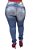 Calça Jeans Plus Size Feminina Rasgadinha Sawary Fabiola - Imagem 3