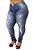Calça Jeans Plus Size Feminina Rasgadinha Sawary Sheila - Imagem 3